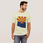 アリゾナ州旗の地図 Tシャツ (正面フル)