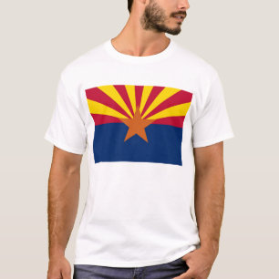 アリゾナ州旗を持つTシャツ州USA Tシャツ