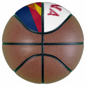 アリゾナ州旗スターバスト堅牢 バスケットボール (右)
