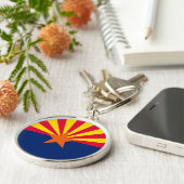 アリゾナ州旗デザイン キーホルダー (側面)
