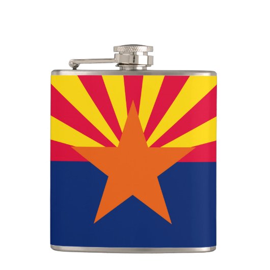 アリゾナ州旗デザイン フラスク (正面)