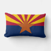 アリゾナ州旗プリント愛国的 ランバークッション (正面)