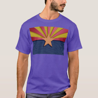 アリゾナ州旗メタルルック Tシャツ