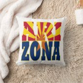 アリゾナ州旗文字 クッション (ブランケット)