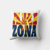 アリゾナ州旗文字 クッション (裏面)
