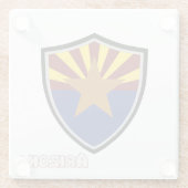 アリゾナ州旗 ガラスコースター (裏面)