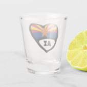 アリゾナ州旗(ハート) ショットグラス (裏面)