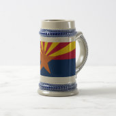 アリゾナ州旗 ビールジョッキ (正面右)