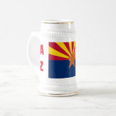 アリゾナ州旗 ビールジョッキ (正面左)