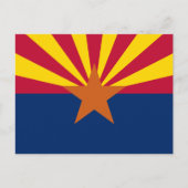アリゾナ州旗 ポストカード (正面)