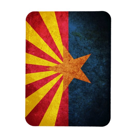 アリゾナ州旗 マグネット (縦)