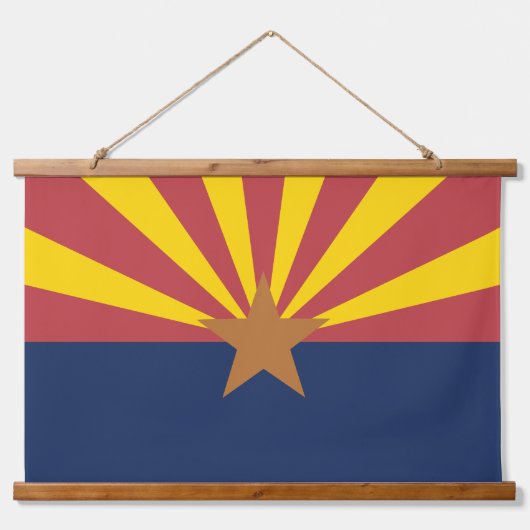 アリゾナ州旗 吊り下げ型タペストリー (正面)