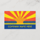 アリゾナ州旗 名刺 (正面)