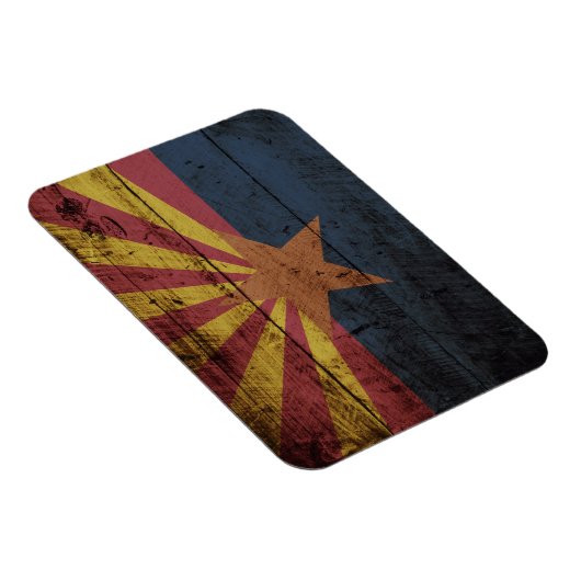 アリゾナ州旗(旧木目) マグネット (右側)