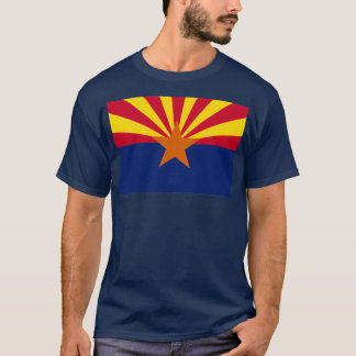 アリゾナ州旗AZアゾ生まれナ Tシャツ