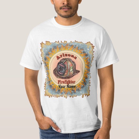 アリゾナ州消防士Tシャツ Tシャツ (正面)