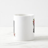 アリゾナ州素朴カントリーウェディングモノグラム コーヒーマグカップ (中央)