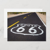 アリゾナ州66ハイウェイマーカー ポストカード (正面/裏面)