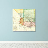 アリゾナ州 キャンバスプリント (インサイチュ (ウッドフロア))