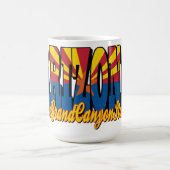 アリゾナ州 グランドキャニオン州 モーフィングマグカップ (中央)