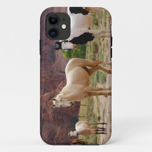 アリゾナ州 ナバホ・インディアン居留地 チンリー Case-Mate iPhoneケース (裏面)