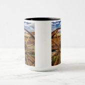 アリゾナ州、ワゴンホイールクローズアップ マグカップ (中央)