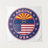 アリゾナ州，米国州 タペストリー (正面)