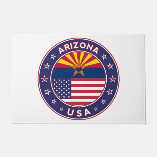 アリゾナ州，米国州 ドアマット (正面)