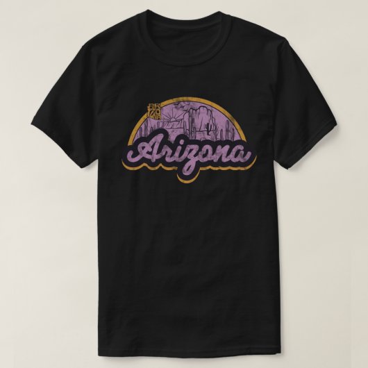 アリゾナ州 Tシャツ (デザイン正面)