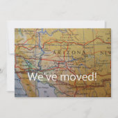 アリゾナ引っ越しましたの新しい住所のお知らせ 案内状 (正面)