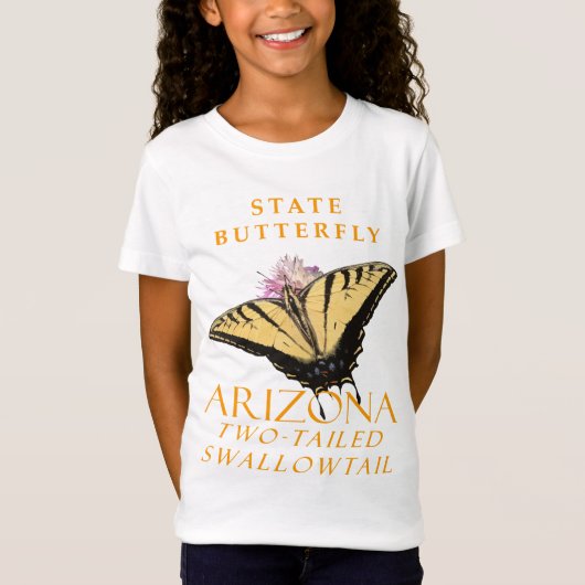 アリゾナ準州の蝶 アゲハチョウ Tシャツ (正面)