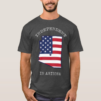 アリゾナ独立記念日7月4日シャツ Tシャツ