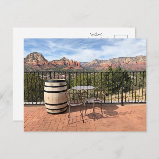 アリゾナ砂漠のお土産 ポストカード (正面/裏面)