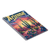 アリゾナ砂漠の夕日 ノートブック (右側)