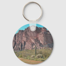 アリゾナ砂漠の山の写真の風景