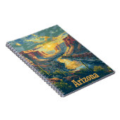 アリゾナ砂漠の崖 ノートブック (右側)