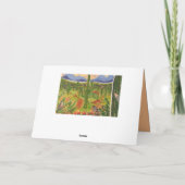 アリゾナ砂漠の芸術 カード (裏面)