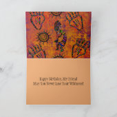 アリゾナ砂漠の芸術 カード (内部)