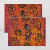 アリゾナ砂漠の芸術 ポストカード (正面/裏面)