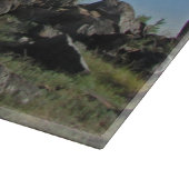 アリゾナ砂漠の風景の写真サグアーロ・カボス カッティングボード (角)