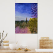 アリゾナ砂漠の風景の外の日 ポスター (キッチン)