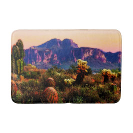 アリゾナ砂漠の風景迷信マウンテン バスマット