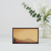 アリゾナ砂漠の風景 名刺 (スタンド正面)