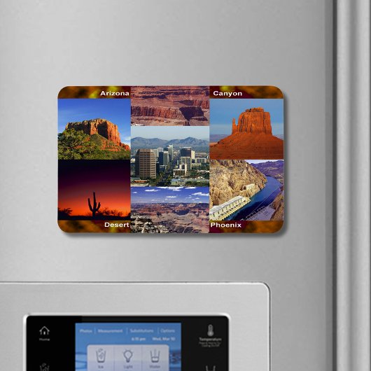 アリゾナ砂漠コラージュ マグネット