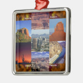 アリゾナ砂漠コラージュ メタルオーナメント (左)