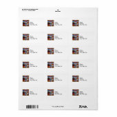 アリゾナ砂漠コラージュ ラベル (フルシート)