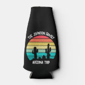 アリゾナ砂漠サボテンパーソナライズされたサンセット ボトルクーラー (正面)