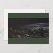 アリゾナ砂漠サンセット南西はがき ポストカード (正面/裏面)