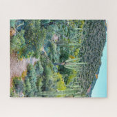 アリゾナ砂漠ハイキングトレイルサグアロサボテンの森 ジグソーパズル (横)