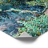 アリゾナ砂漠ハイキングトレイルサグアロサボテンの森 ポスター (角)